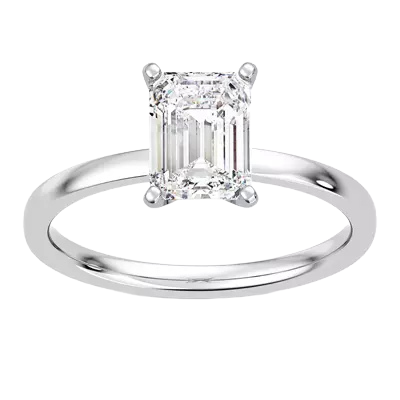 Linda Vine Nature-Inspired Engagement Ring - Organic vine design with delicate details in 14K yellow gold